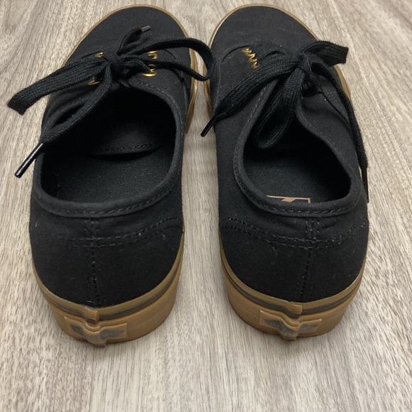 Vans Black and Gold shoes. Men’s 7.5 - Picture 4 of 5
